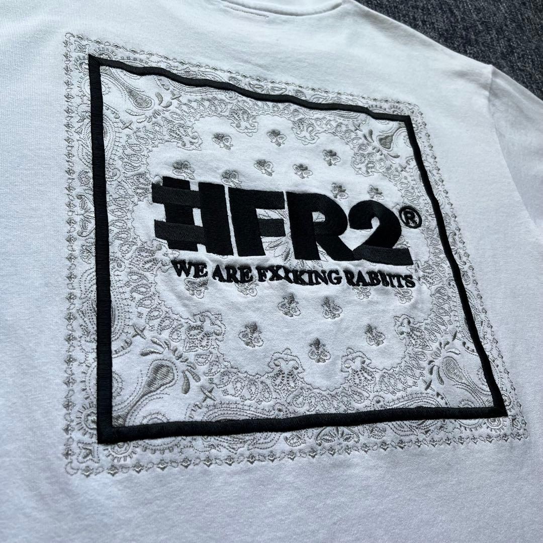 L]エフアールツー#FR2ホワイト白刺繍Tシャツ人気完売 - メルカリ