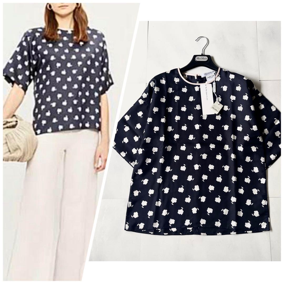 新品タグ付き マックスマーラ ブラウス シルク100% 白タグ 花柄 XL 近年 楽天市場】MaxMara マックスマーラ（シャツ・ブラウス｜トップス