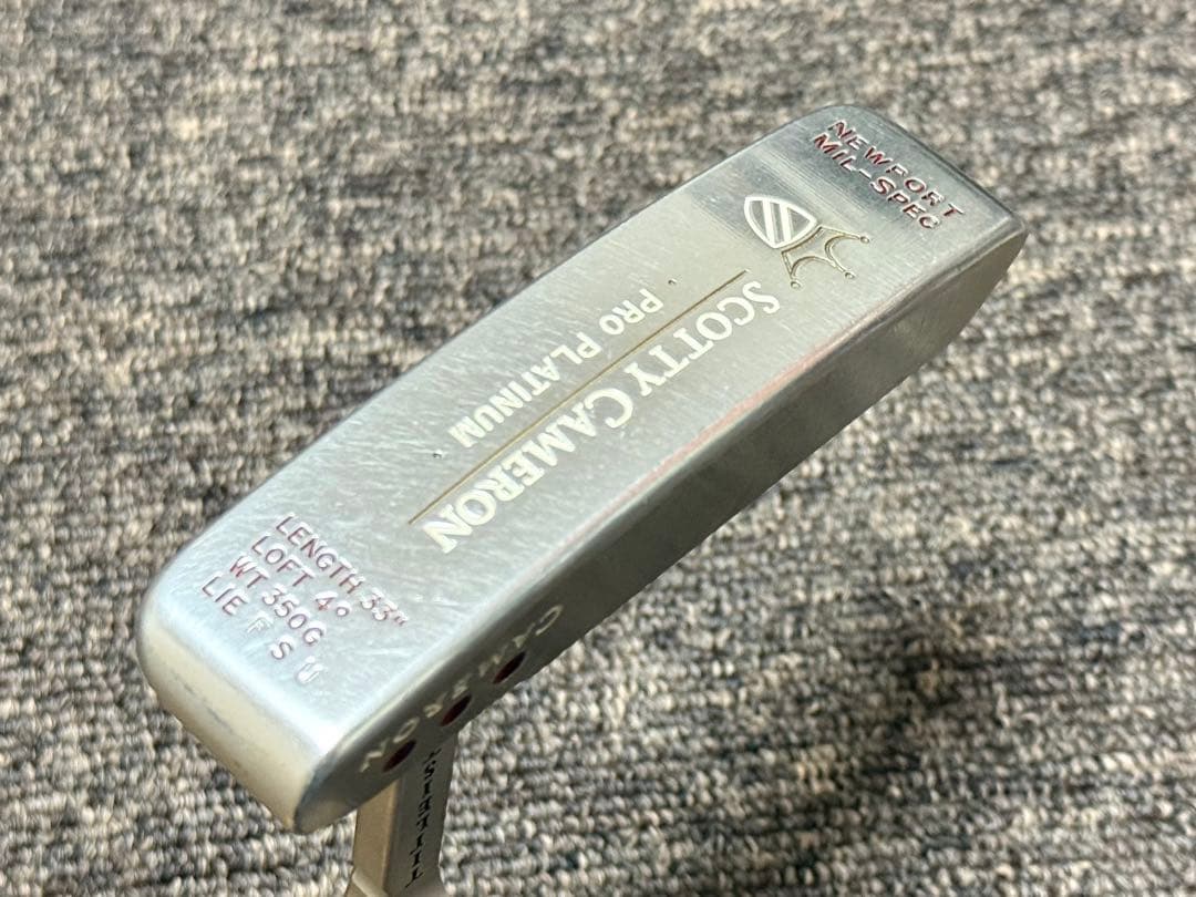 SCOTTY CAMERON PRO PLATINUM パター ヘッドカバー付き ☆スコッティ