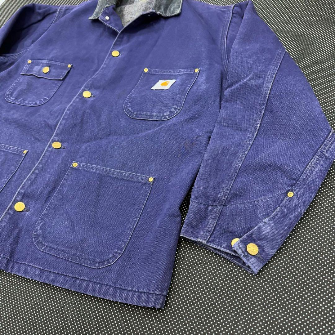 80s USA製 カーハート 野村訓市着用 チョアコート ネイビー - メルカリ