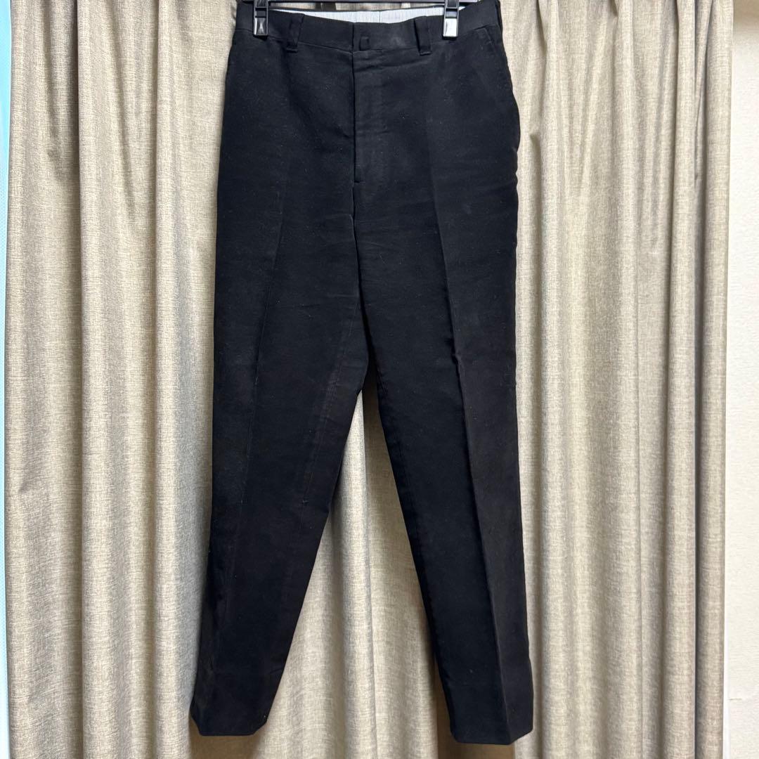 五十嵐トラウザーズ モールスキン 黒 ブラック ビスポーク - メルカリ