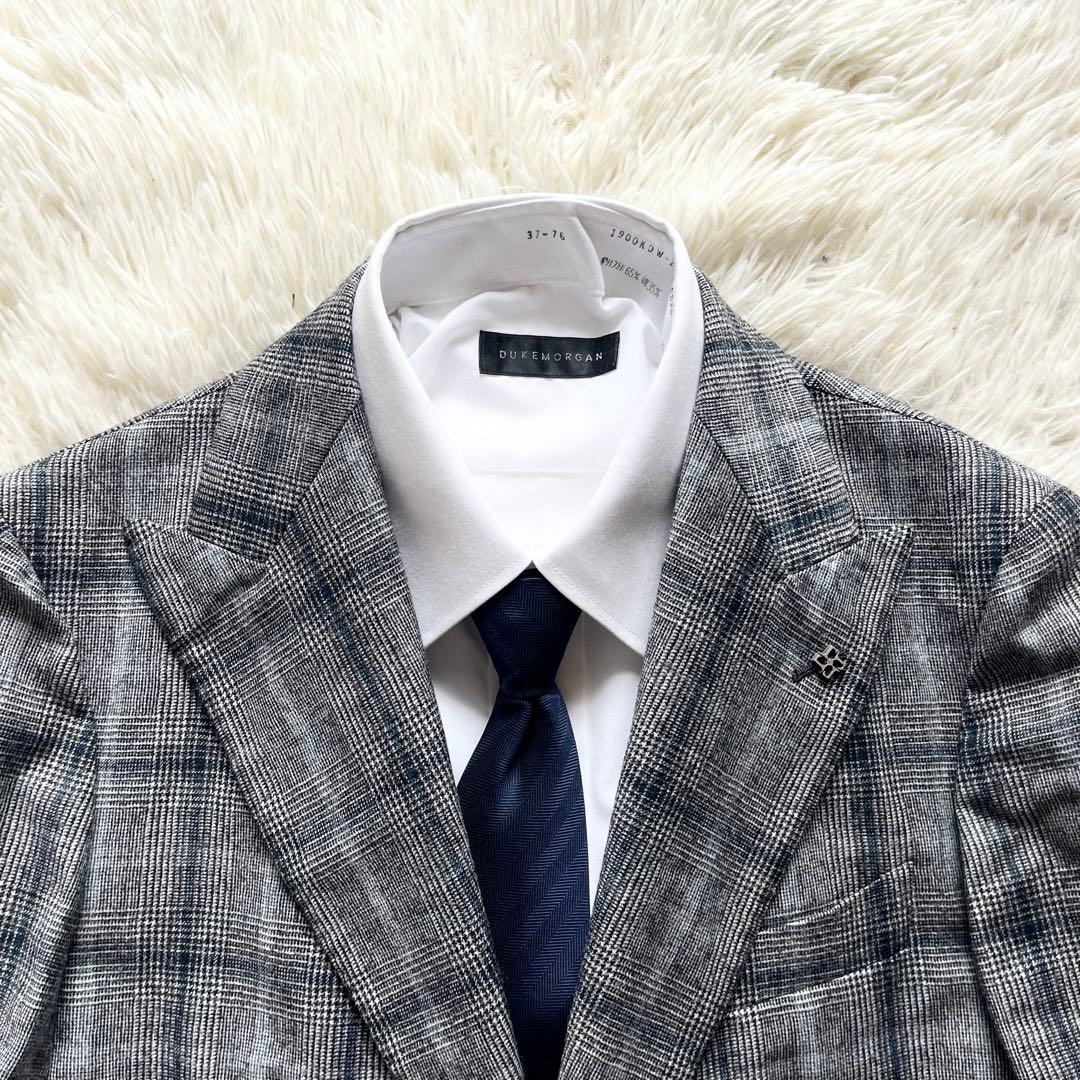 <極美品>TAGLIATORE ヴェスビオ インディゴ ウールスーツ サイズ44 タリアトーレ / TAGLIATORE / ワンプリーツ スーツ / ヴェスヴィオ