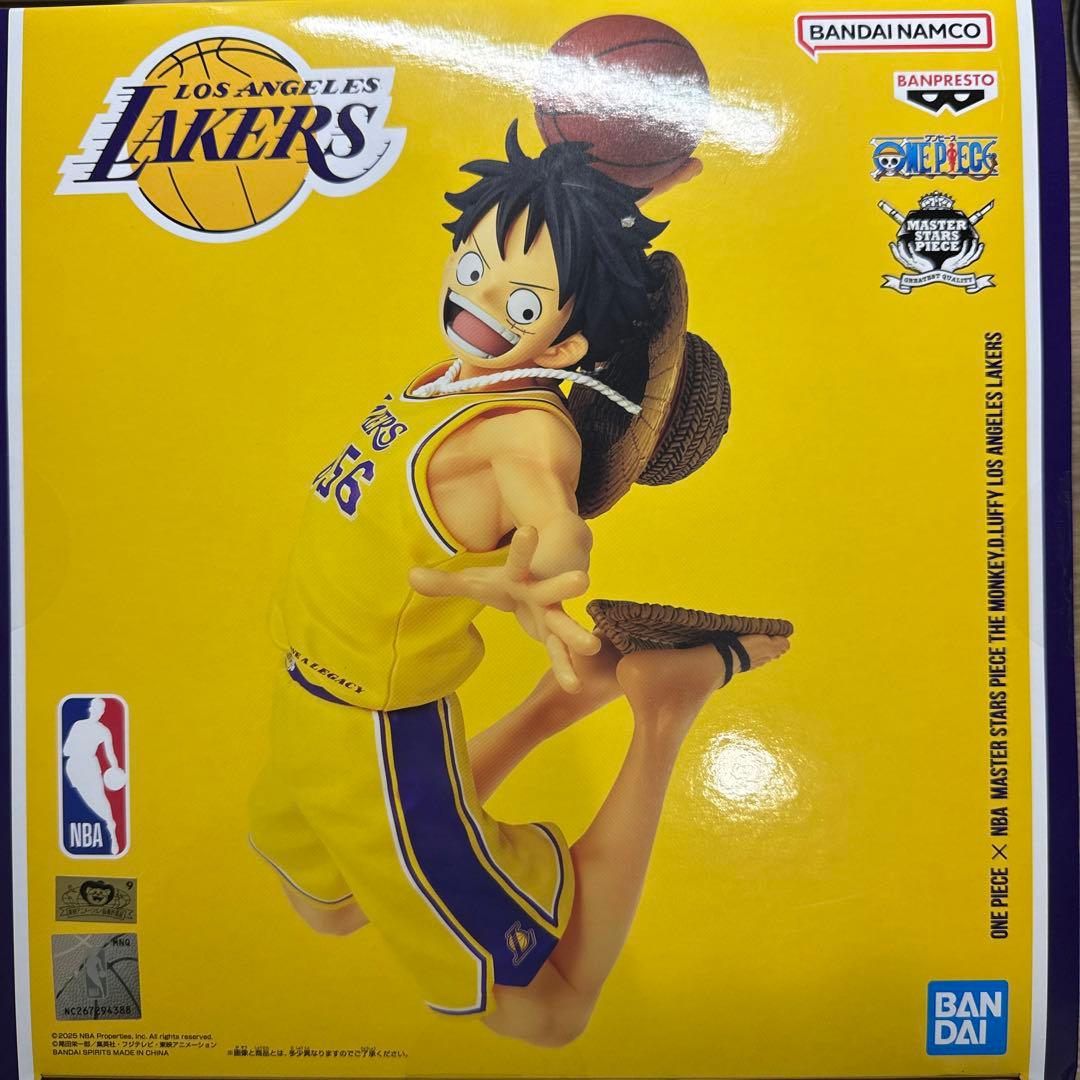 NBA LAKERS レイカーズ ルフィ フィギュア ワンピースベースショップ