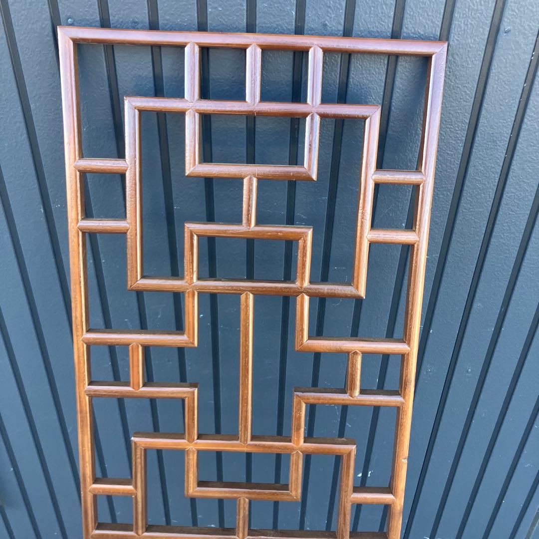 中国格子 透かし建具 中国家具 骨董品 欄間 みやび格子 韓格子 組合わ