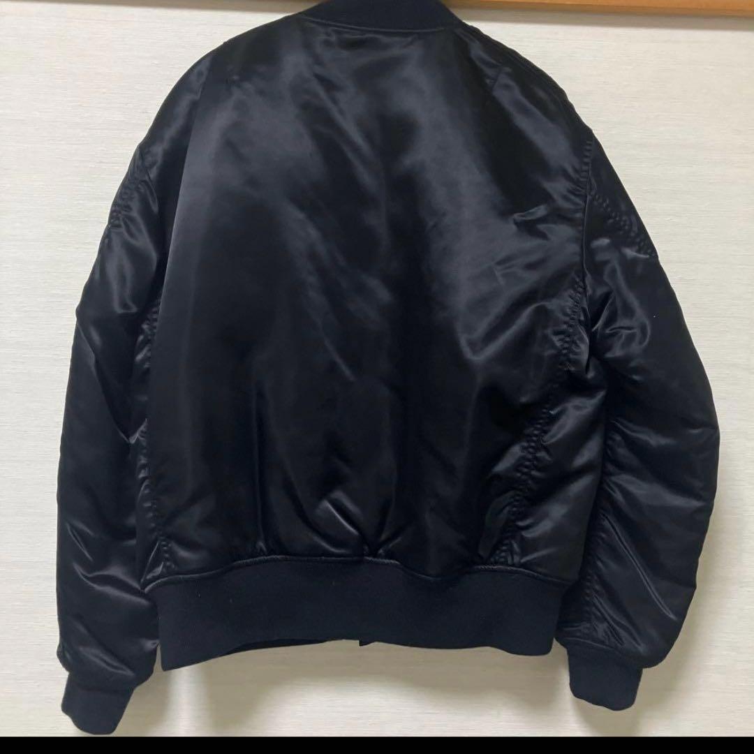 Schott ブラック MA-1ジャケット - メルカリ