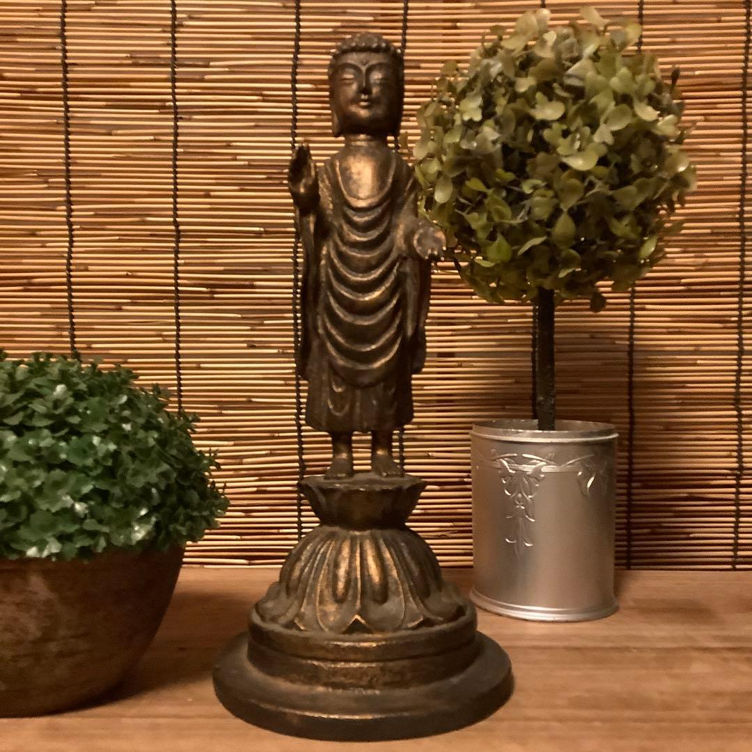 MacBook様keep 中国・古玩「本師本仏・阿弥陀如来」古代天然樹脂・古色 阿弥陀如来 43cm 阿弥陀仏 仏像 浄土宗 時宗 本尊 舟形 飛天 光背 あみ