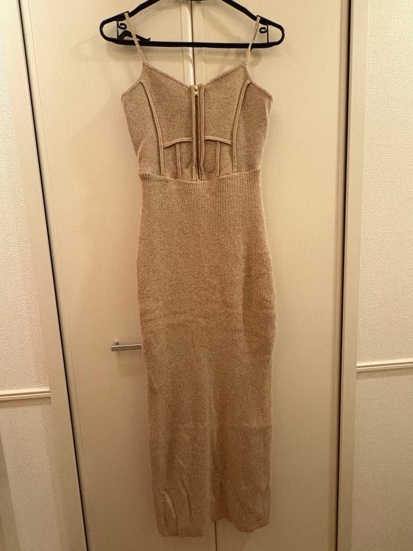 rielle riche リエルリシェ ニットキャミワンピース - メルカリ