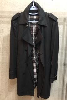 定価15万/バーバリーブラックレーベル/ダブルトレンチコート/ロング