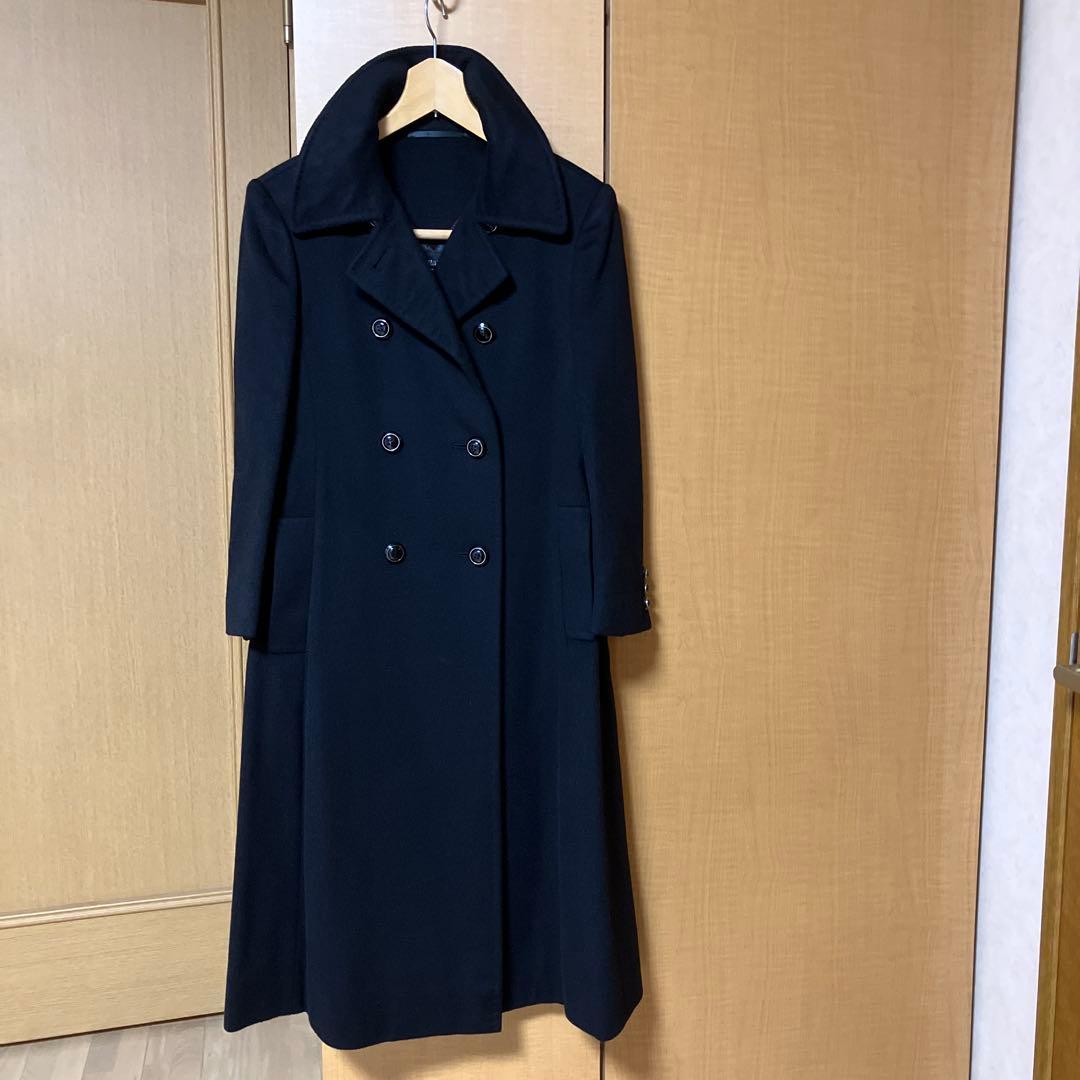 Hobson YANASE COLLECTION カシミヤダブルブレストコート - メルカリ