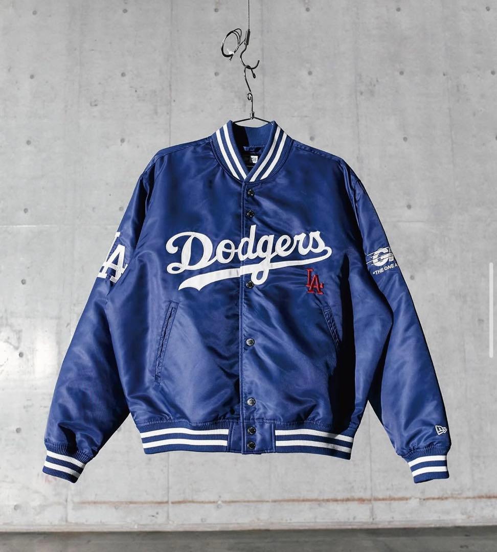限定即完売 MLBドジャース バーシティジャケット ブルー サナ着用
