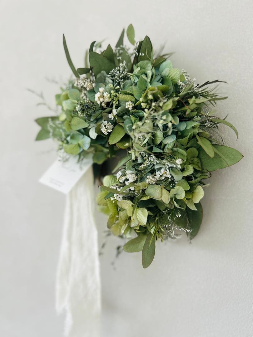 NA_NO様 おまとめ アジサイとユーカリのブルーグリーンリース 他3点 計