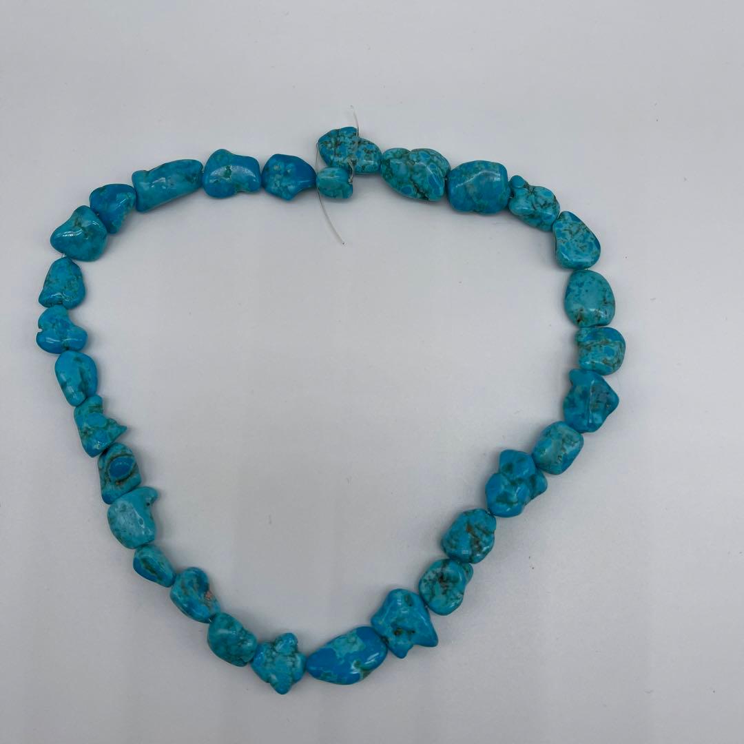 ターコイズ(アメリカ産)／1連売／長さ41cm 楽天市場】ターコイズ トルコ石 【14mm連売り：一連約40cm】激安卸価格