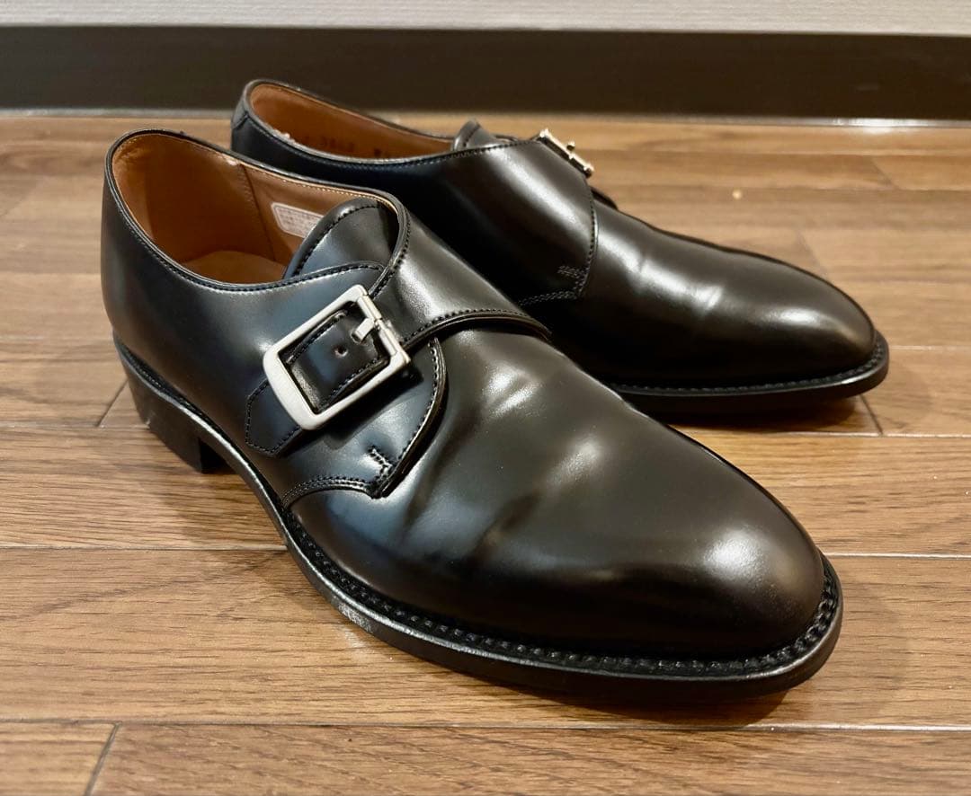 【美品】REGAL リーガル W910 コードバン モンクストラップ 23.5㎝ Regal Walker モンクストラップ（103WAH） | 靴のリーガル