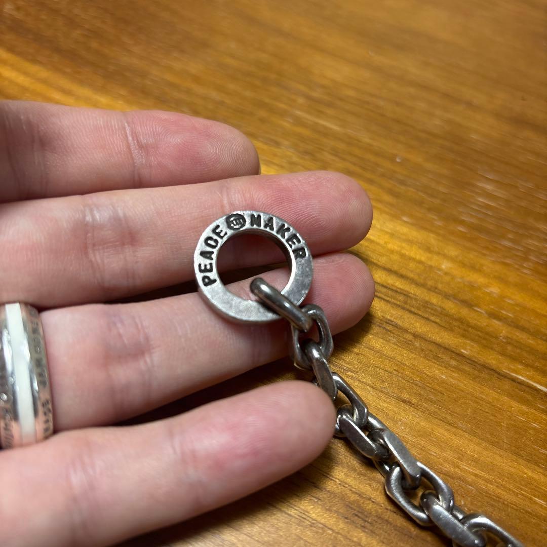 希少 ピースメーカー ブレスレット チェーン 刻印 シルバー925 22cm