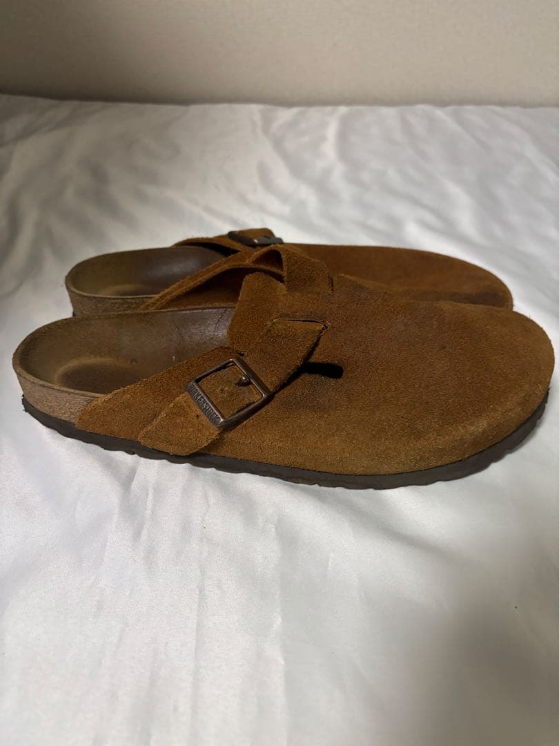 ビルケンシュトック　ボストン　42 27.0cm スウェード レザー ブラウン