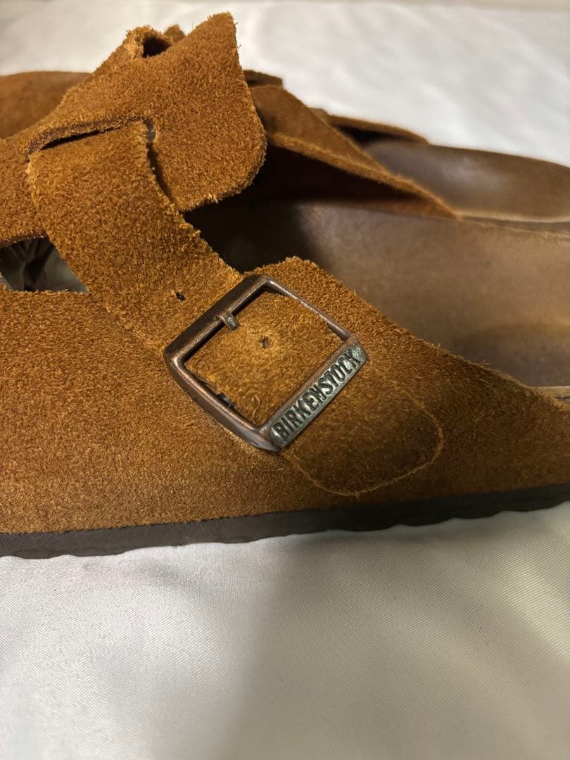 ビルケンシュトック　ボストン　42 27.0cm スウェード レザー ブラウン