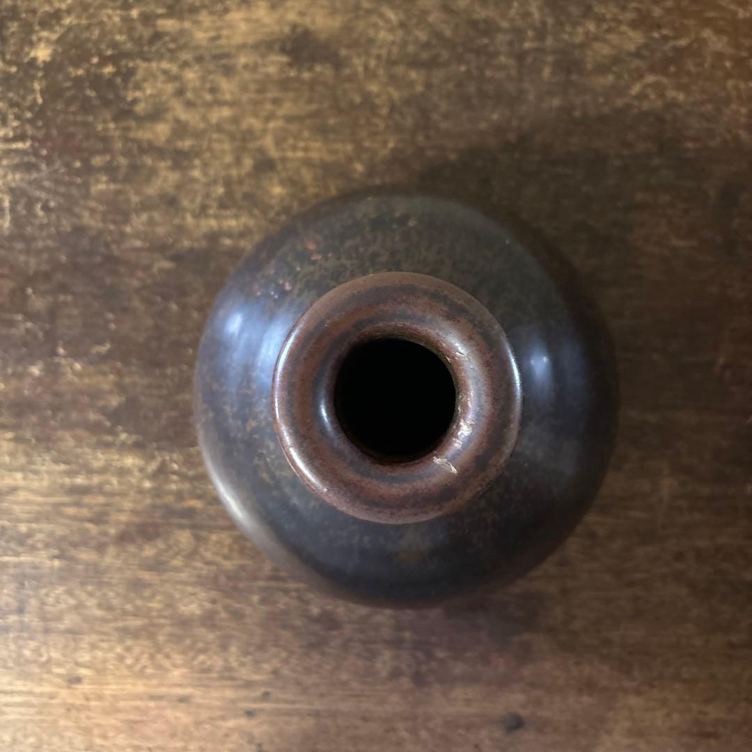 古丹波壺 花入 押し葉 骨董 古道具 アンティーク 花瓶