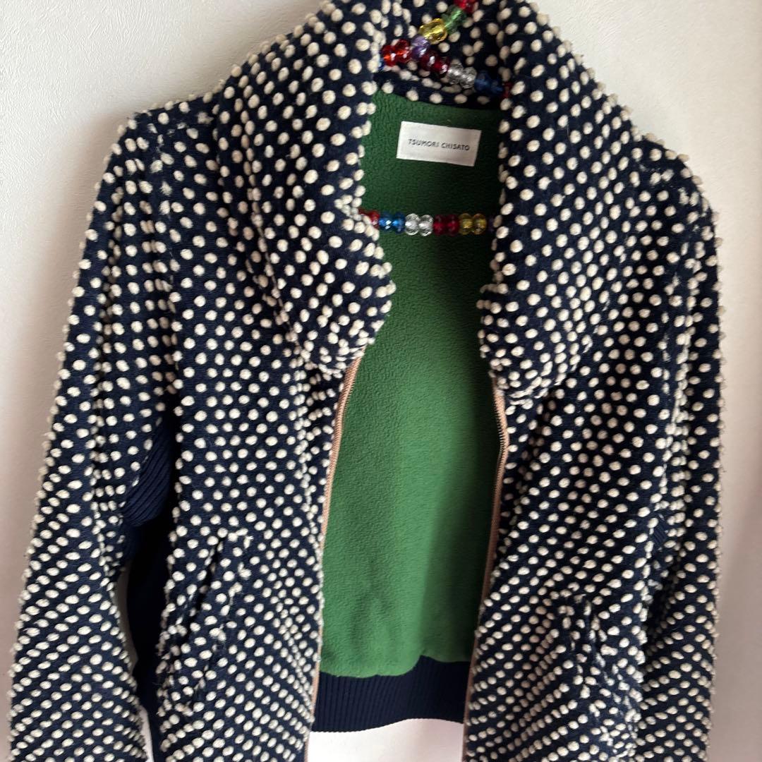 希少 TSUMORI CHISATO 3D ドット フリース ジャケット - メルカリ