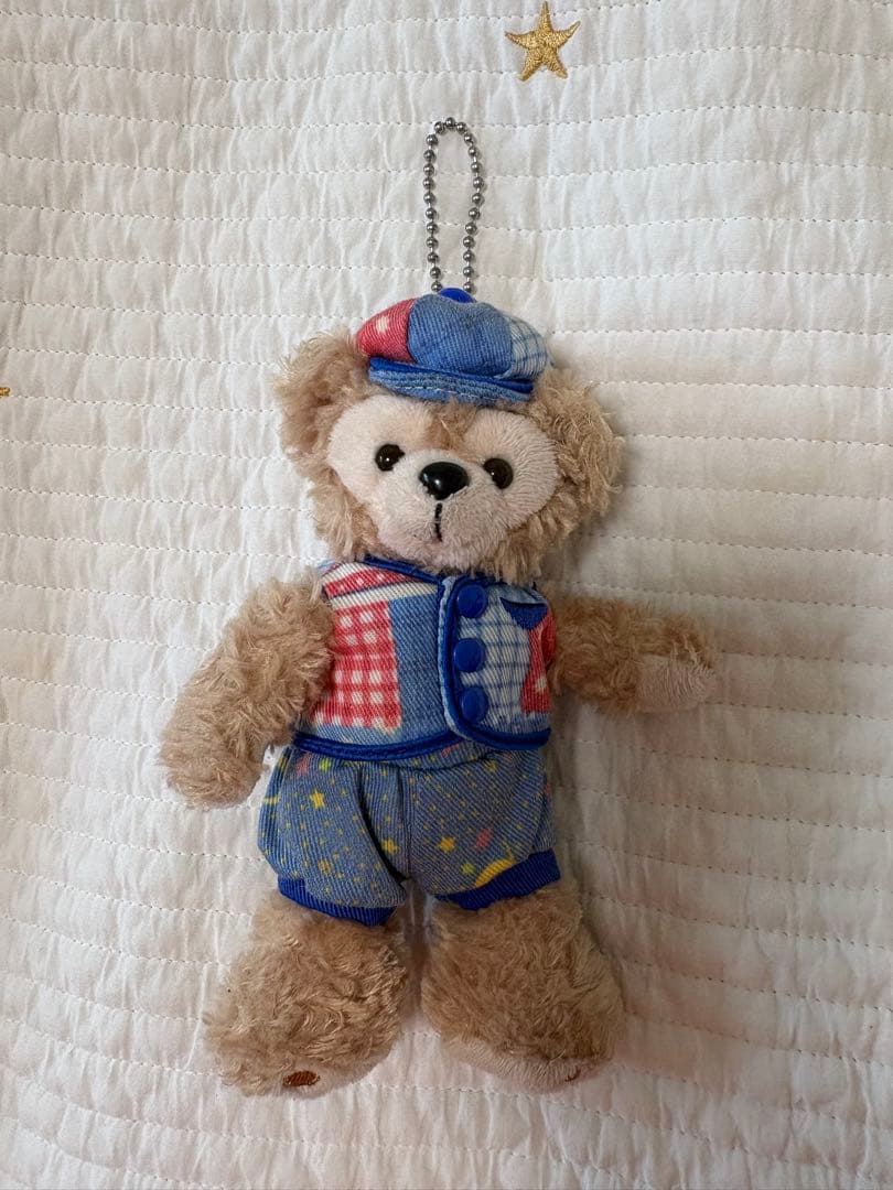 ダッフィーぬいぐるみ キーチェーン付き 約15cm - メルカリ