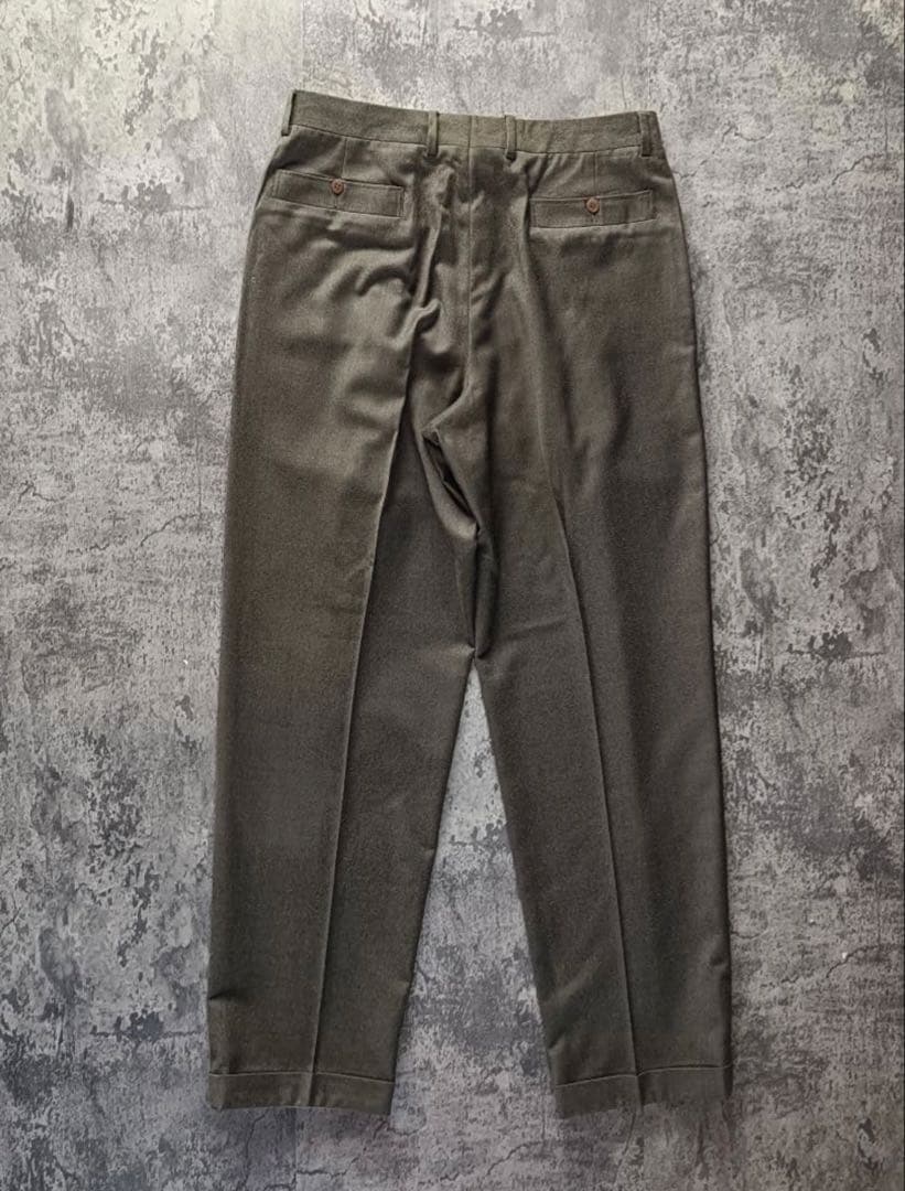 超圧倒的生地感！90s GIORGIO ARMANI ウールカシミヤ スラックス