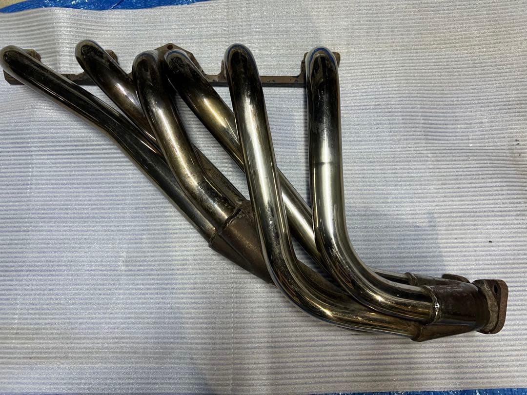 L型 6気筒 エキゾ-スト たこ足マフラー ステンレス - メルカリ