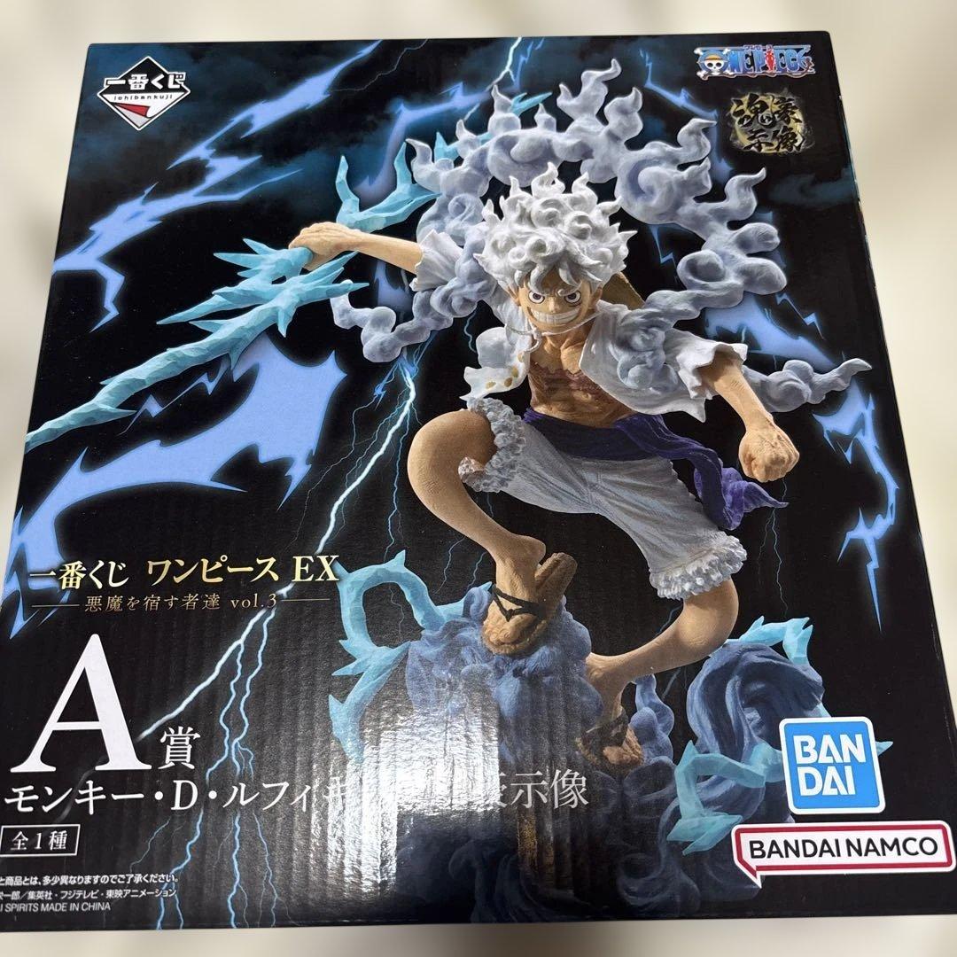 一番くじ ワンピース A賞 モンキー・D・ルフィ フィギュア 魂豪示像 一番くじ ワンピース EX A賞 モンキー・D・ルフィ ギア5 魂豪示像