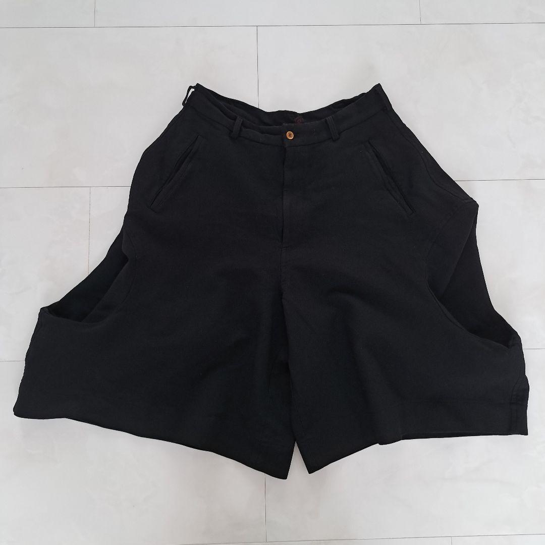 コム・デ・ギャルソン　２０１４　ポリエステル縮絨フレアキュロットパンツ COMME des GARCONS HOMME PLUS(コムデギャルソンオムプリュス) 2024AW