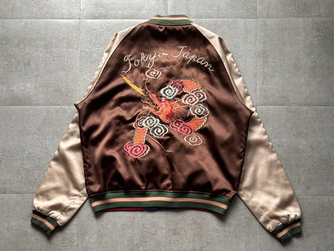 テーラー東洋 スカジャン リバーシブル 希少 M品番 Lサイズ デザイン