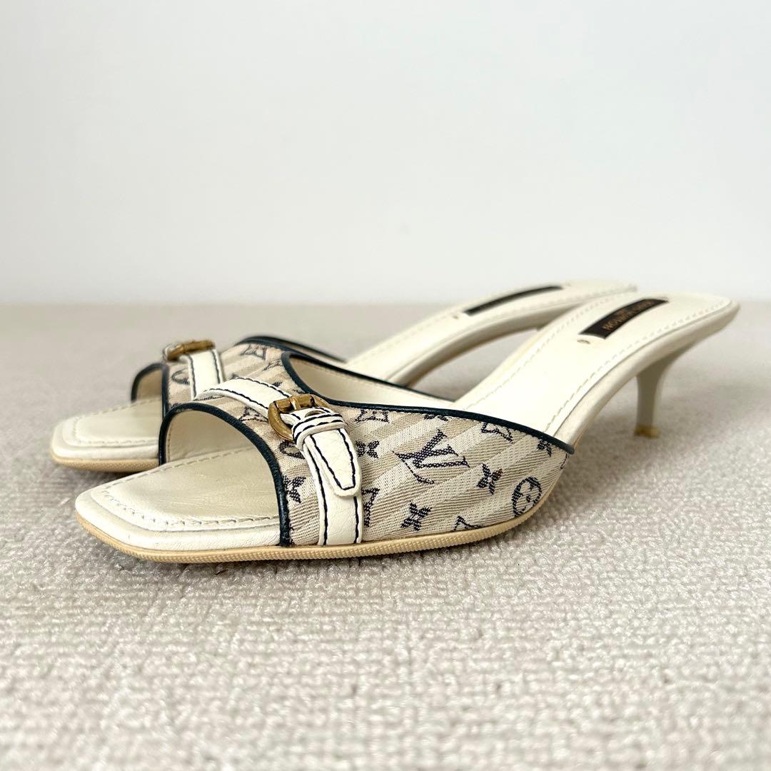 ルイヴィトン ミュール サンダル モノグラム 23.5cm 36.5
