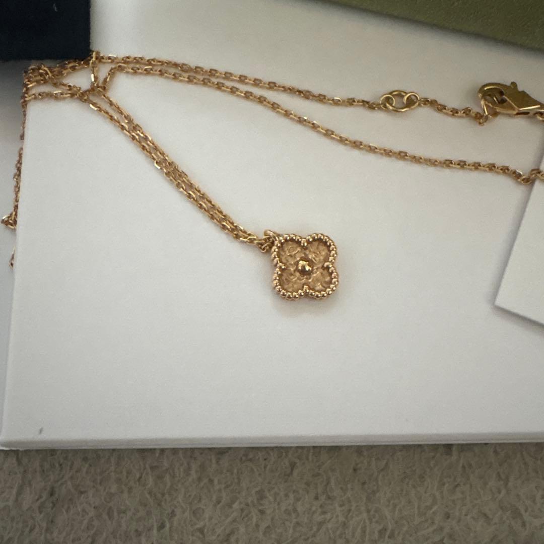 Van Cleef & Arpels スウィートアルハンブラ ミモザ ネックレス - メルカリ