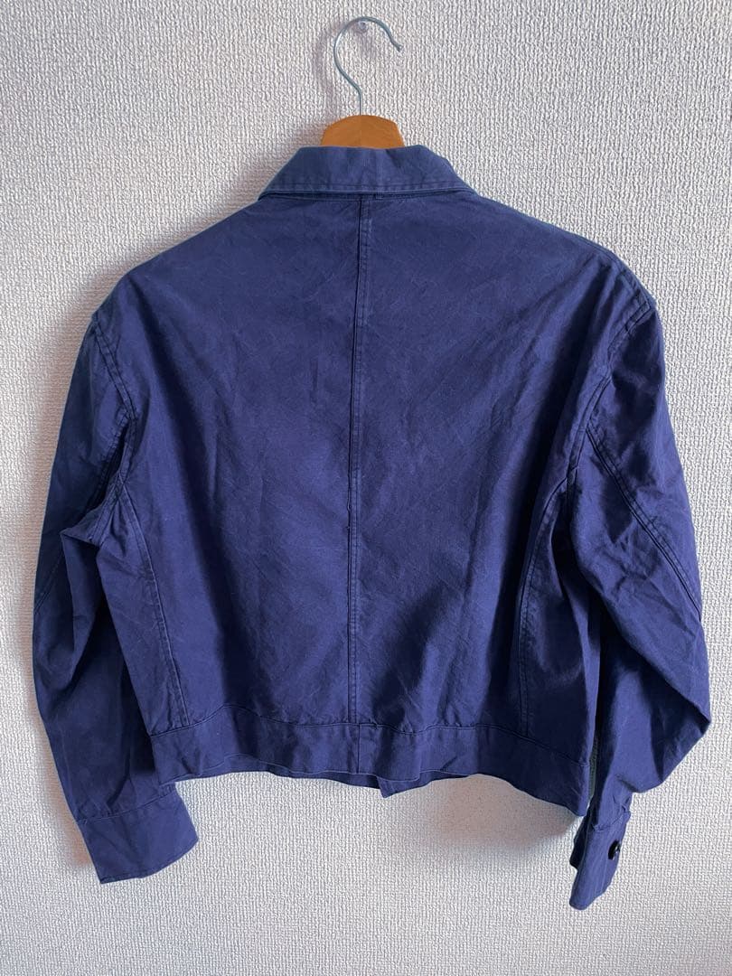 40's~50's メティス サイクリストジャケット フレンチ ワーク リネン