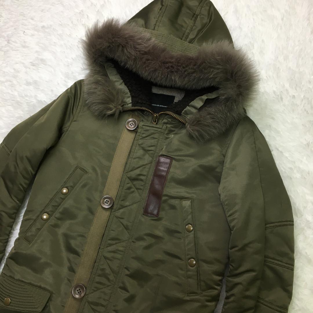 MOONAGE DEVILMENT モッズコート グリーン ファー 清春 46 - メルカリ