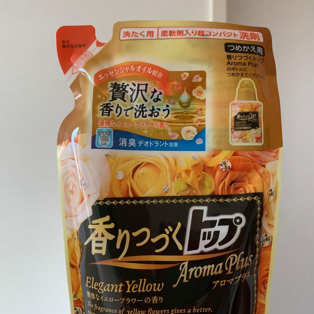 【新品】人気の廃盤品《香りつづくトップ》イエローフラワー　詰め替え４パック