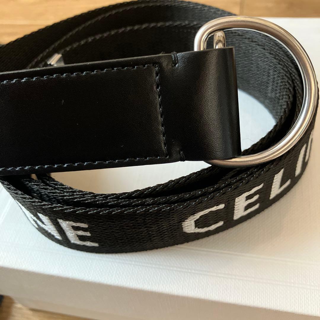 CELINE セリーヌ　ダブルリング　ロゴ　ベルト CELINE セリーヌ ロゴ ダブルリング ベルト メンズ ユニセックス