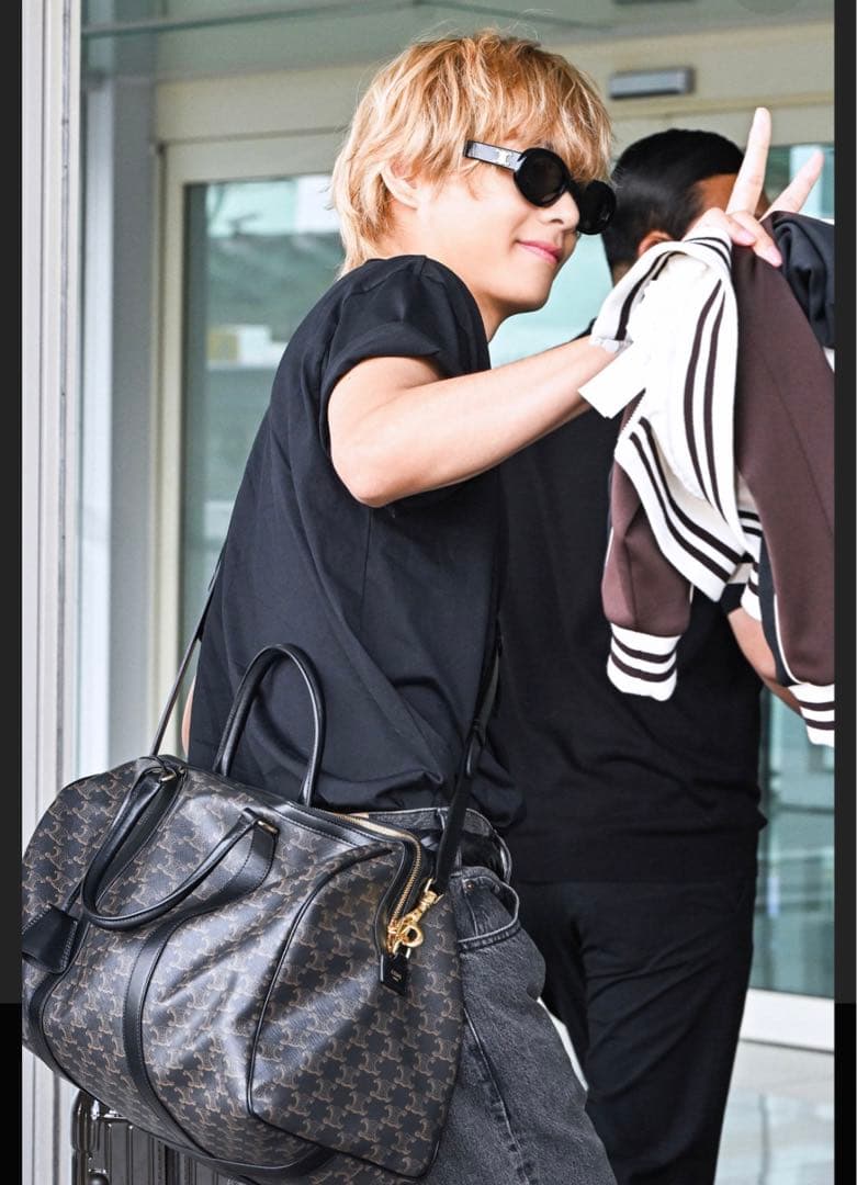 btsテテ着用 celine トリンオフサングラス - メルカリ