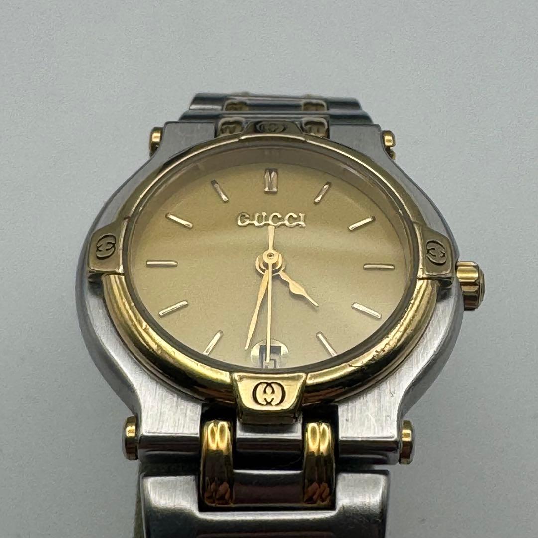 極美品アンティーク腕時計】GUCCI 9000L /ベルトは希少デザイン