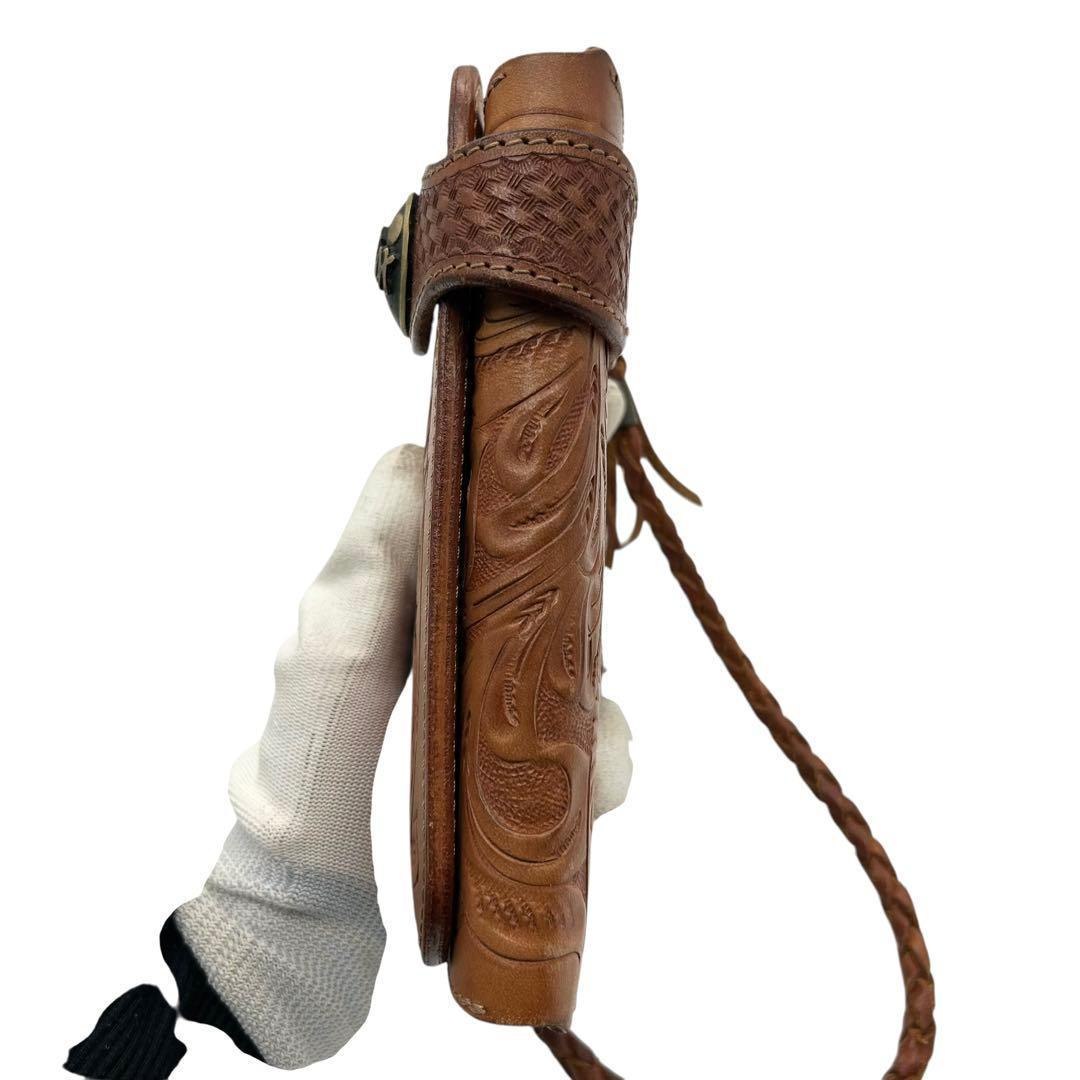 Alzuni Long Wallet Carving Y2k Archive