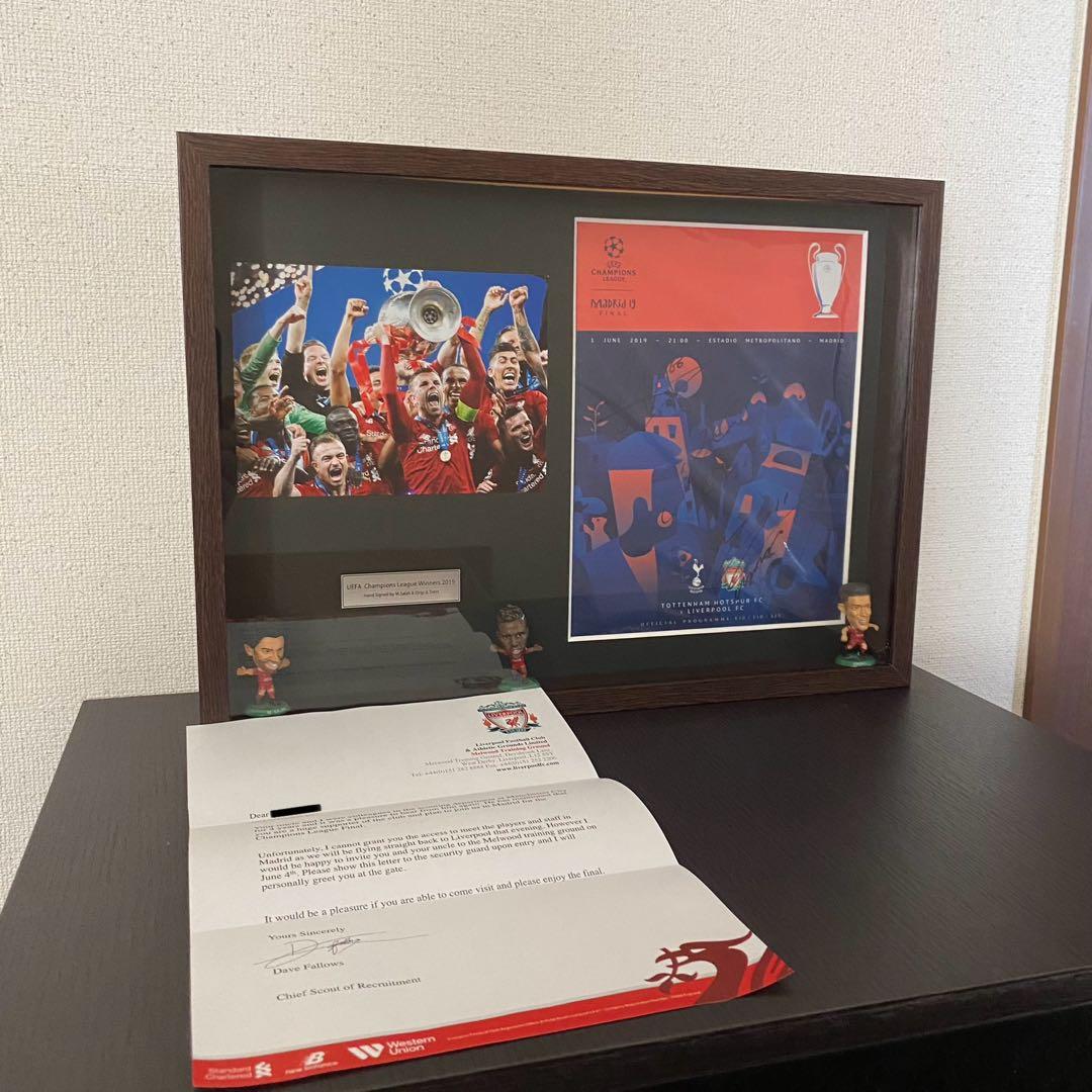 リバプール　2019年チャンピオンズリーグ決勝　直筆サイン入り　プログラム 11選手のサイン入りプレミア優勝記念ユニ | リバプール・サポーター