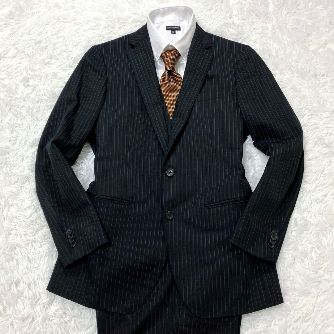 Daniel Dodd UOMO A6 スーツ 3ピース ストライプ 黒 - メルカリ