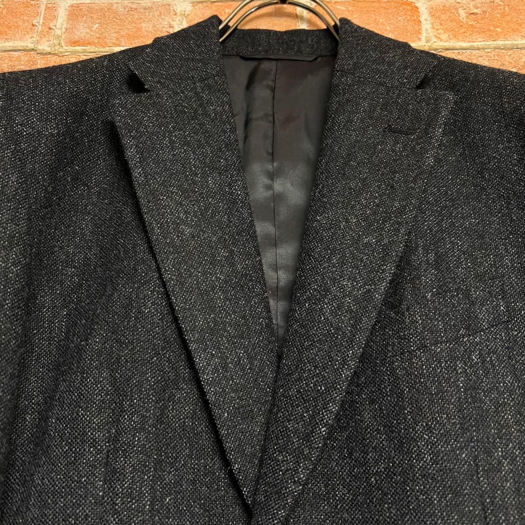 希少)bishitto 英国製 MOON ツイードスーツセットアップ 紺色 - メルカリ