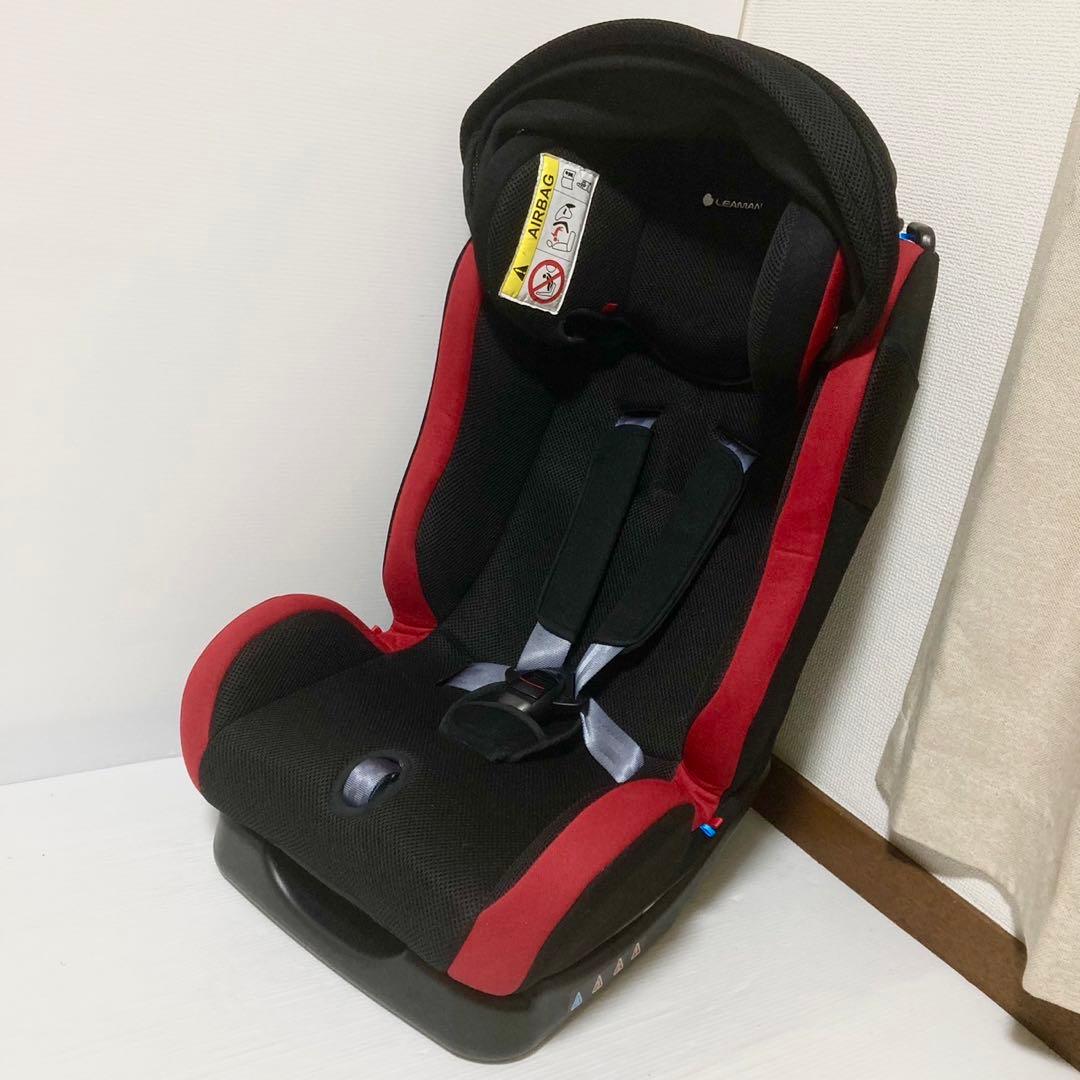 LEAMAN リーマン カイナ 1029A チャイルドシート ブラック レッド