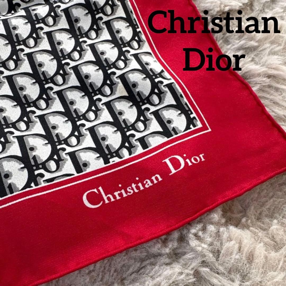 Christian Dior ディオール トロッター柄 シルク スカーフ - メルカリ