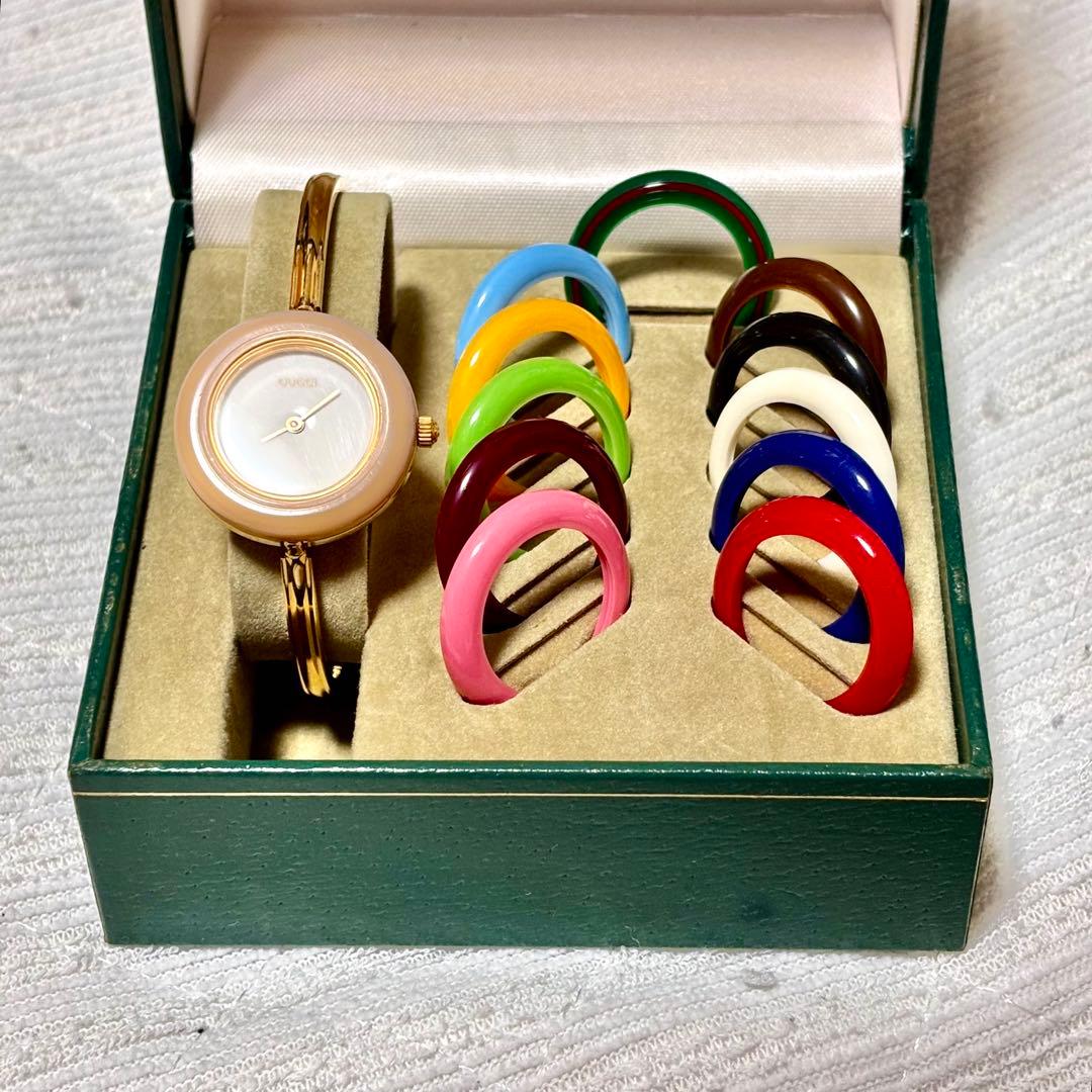 GUCCI グッチ チェンジベゼル レディース 腕時計 - メルカリ
