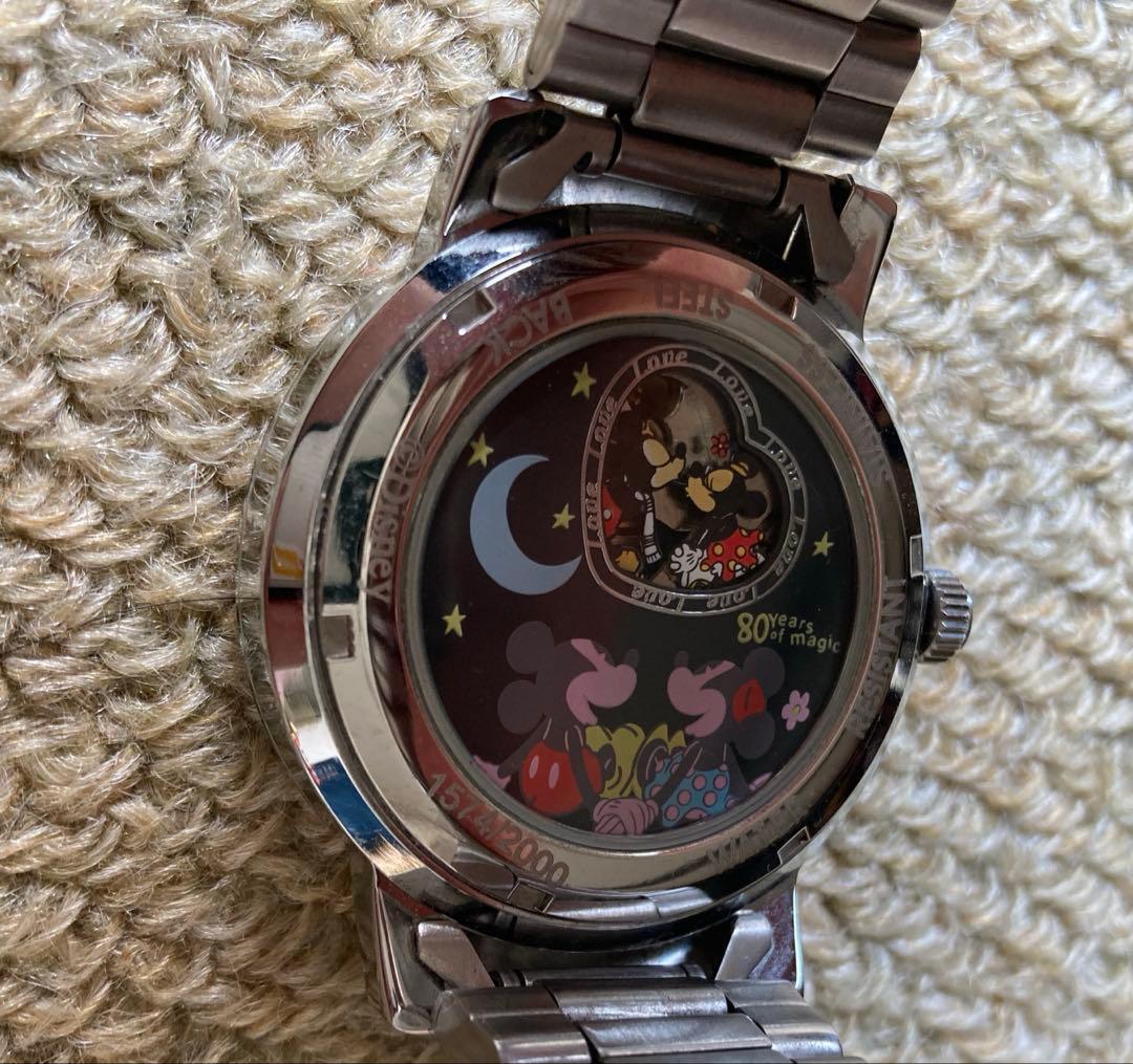 ディズニー】生誕80周年記念 ミッキー腕時計（世界で2000個限定