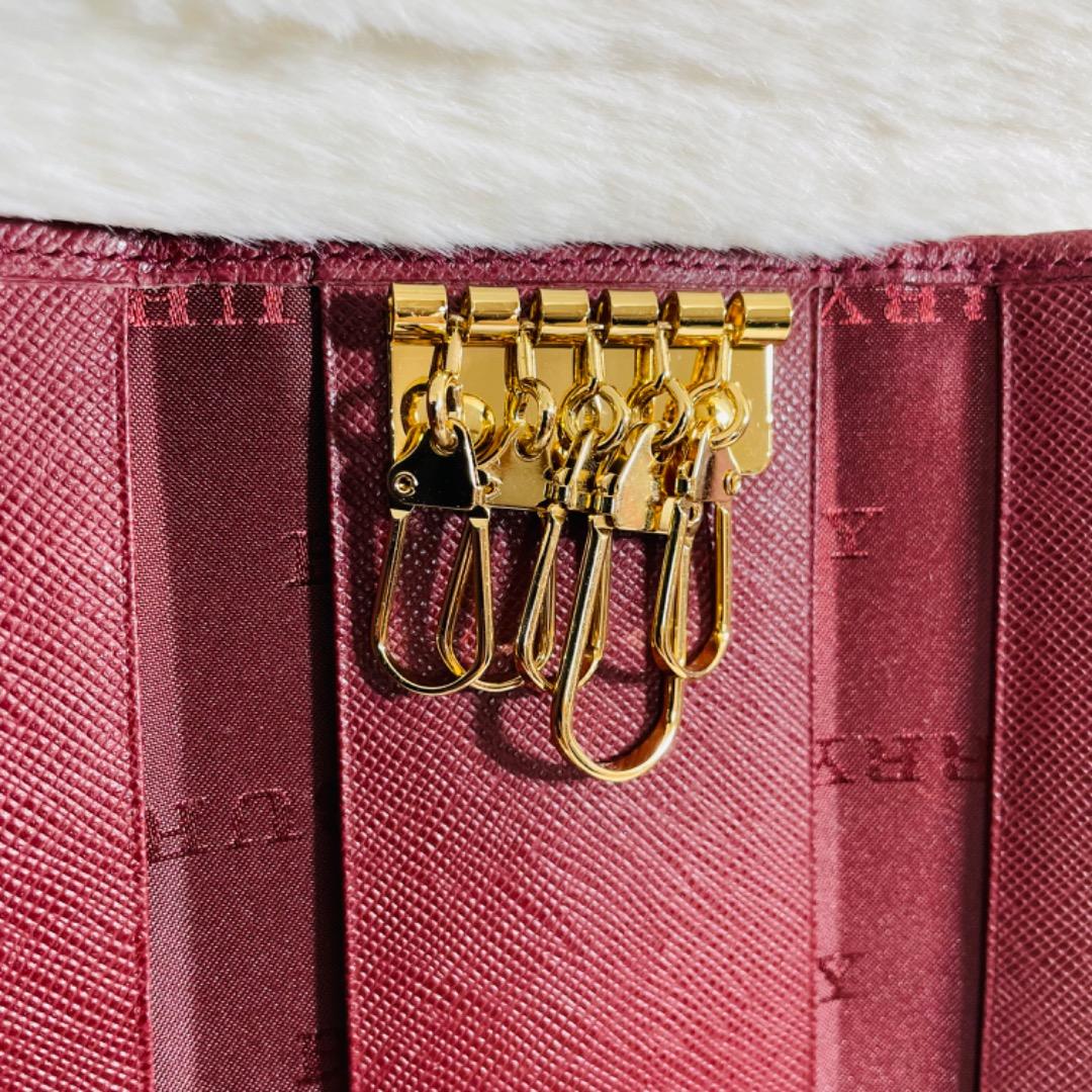 新品☆未使用品 箱付きバーバリー ノバチェック 5連キーケース