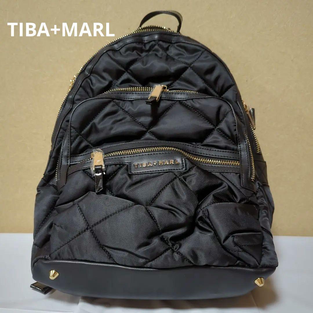 新品タグ付き ボンポワン 完売品 レザー＆コットンバッグ ネイビーの