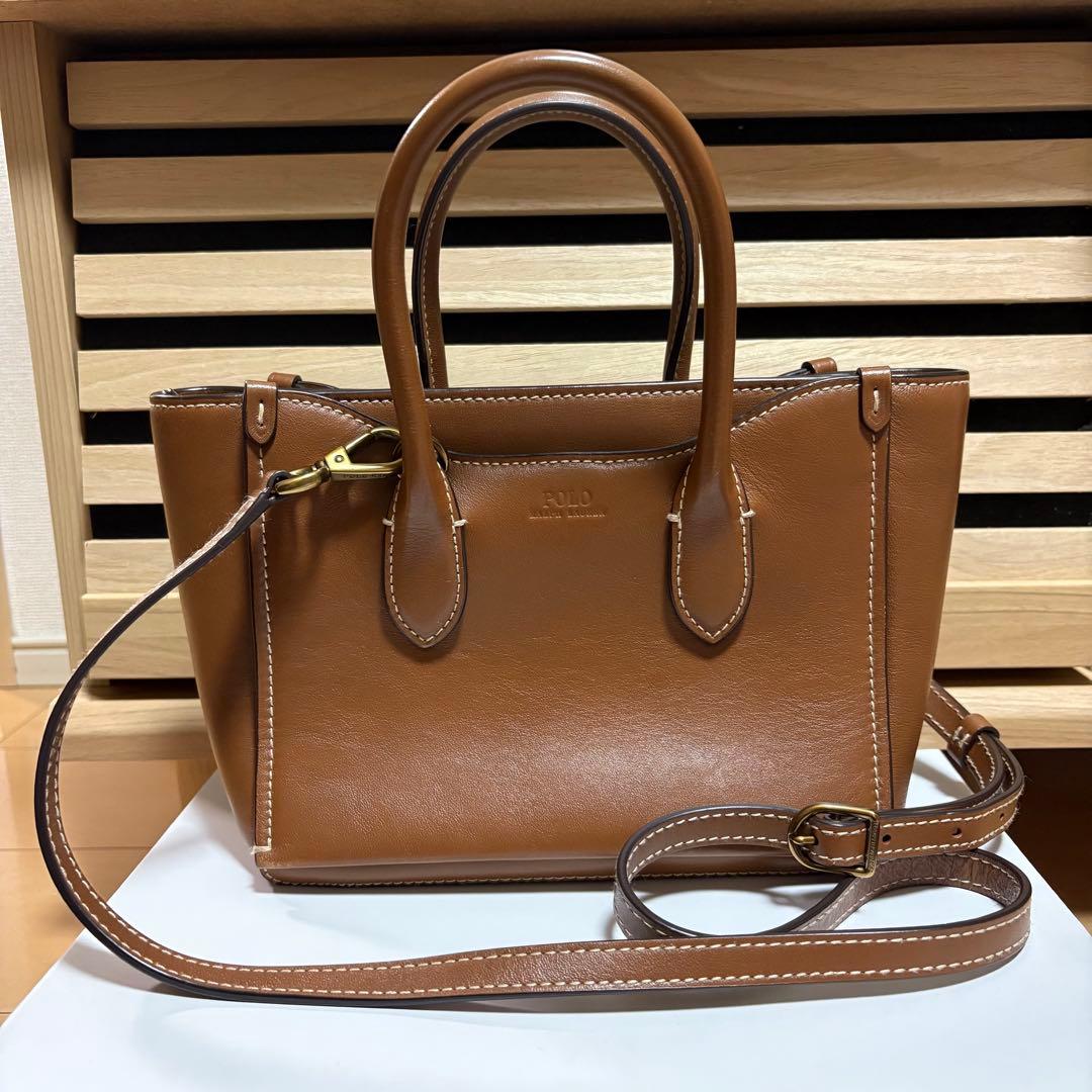 Polo Ralph Laurenラルフローレン レザーバッグ - メルカリ