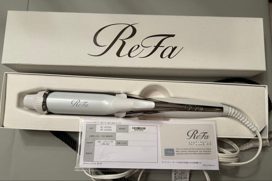 リファ Refa カール アイロン 32mm 32ミリ ホワイト リファビューテック カールアイロン | ヘアアイロン | ReFa（リファ