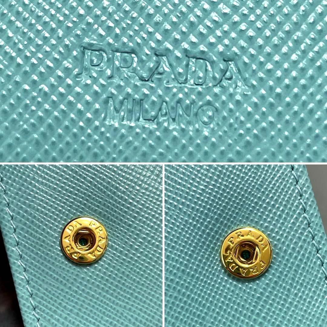 Pちゃん様専用/PRADA/キーケース/エメラルドグリーン/超美品/6連