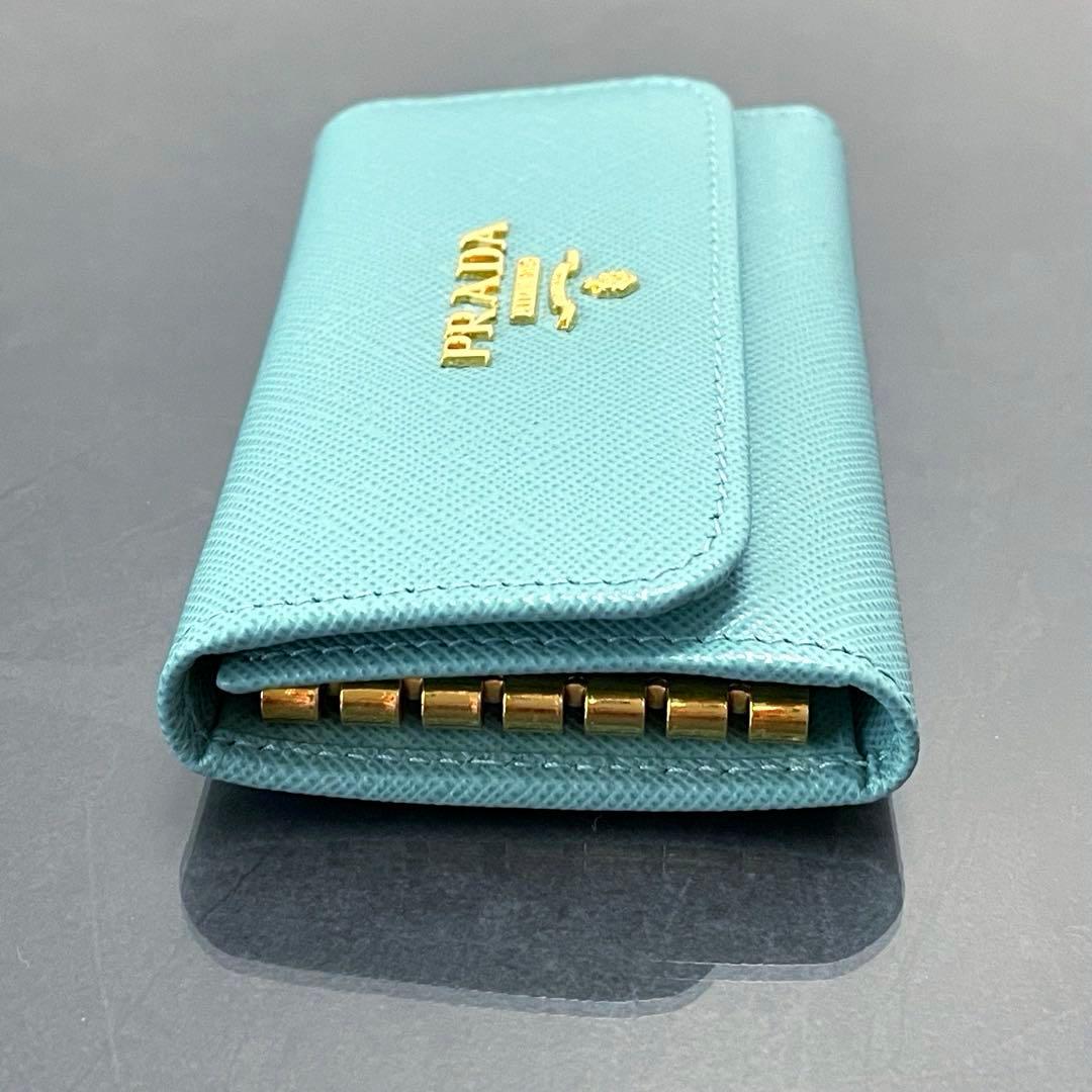 Pちゃん様専用/PRADA/キーケース/エメラルドグリーン/超美品/6連